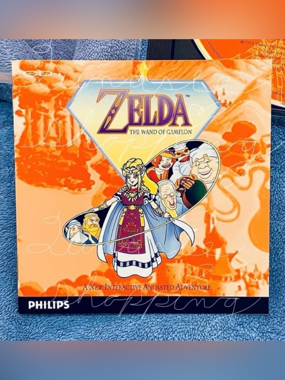 Philips CD-i Zelda: The Wand of Gamelon Philips Complete w/ Sleeve Manual 1993